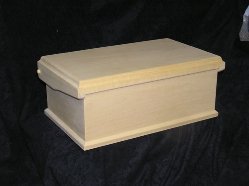 Deep Basswood Box 8 1/2" x 14" x 5 1/8" with 1" thick top
